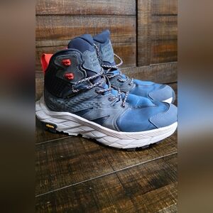 Hoka Anacapa Mid Gore-Tex Real Teal/Outer Space Hiking Shoes Womens 8.5B